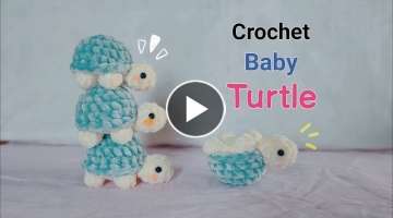 Crochet Turtle |????????beginner friendly| easy| fast freetutorial|#handmade #amigurumi #crochet ...