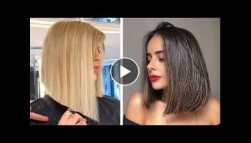 Top Short Bob Hairstyle Tutorial | Medium Haircut For Women | Pretty Hair