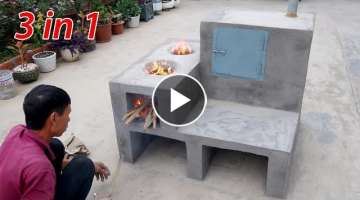 Building firewood stoves no smoke 3 in 1simple \ Idea wood stove clever