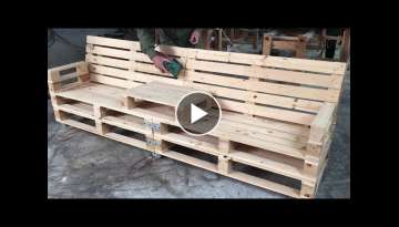 The Idea of Wooden Pallets Makes Your Garden Come Alive - Pallet Garden Bench