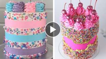 Top 200 Trending Cake Decorating Videos For All the Rainbow Cake Lovers | Perfect Cake Design