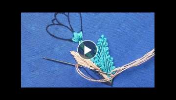 new hand embroidery decorative all over flower designs | Handmade dress designs 2022 very easy
