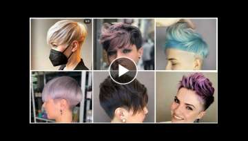 Women Long Undercut Pixie Haircut Style Top Trendy 22-2023 |Long Pixie Hair Cuts