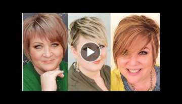 Best Short Haircuts & Hairstyles For Fat Faces 2022//Trendy Hair Color Ideas For Women Over 50