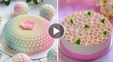 Amazingly Chocolate Mirror Glaze Cake Recipe #19 | Satisfying Cake Decorating Videos | #glazecake