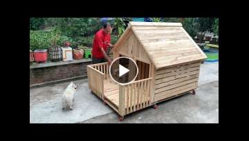 Amazing Ideas Reusable Timber Project - Build A Wooden House For Your Dog