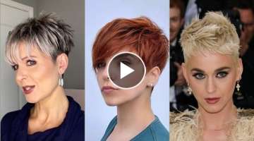 Assymetrical Short Pixie Haircut Ideas Most Viral 20-2021 | Pixie Cut For Round FACE | Boy Cutpix...