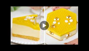 ASMR Easy Dessert Recipes ???? How to Make Mango Cheesecake ???? Yumi Cake #46