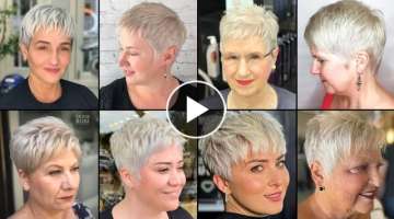 36 Youthful Short HairCuts For Older Women Over 50-60 Special Summer 2022 || BobPixie HairStyles