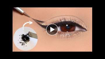 How To Quickly Convert Any Eyeshadow into Eyeliner!