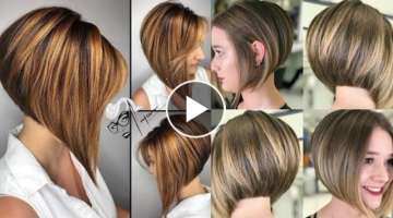 40+ Latest Stacked Bob Haircuts & Hairstyles For Women | New Famous Bob Haircuts For Women 2022-2...