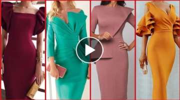 Impressive And Outstanding Office Wear Bodycon Dresses 2k20 ?Gorgeous Bodycon Trendy Outfit Ideas