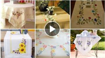 Outstanding Hand Embroidery Patterns For Table Runners And Table Mata