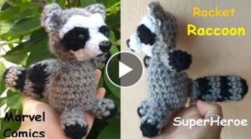 Crochet????Como hacer un Mapache a Crochet paso a paso????How to crochet Raccoon Amigurumi ????Am...