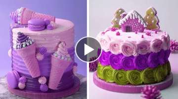 Most Satisfying Cake Decorating Ideas For Your Day Off | So Yummy Cake Recipes | Easy Cookies