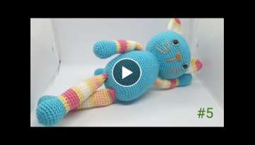 Amigurumi Crochet Cat tutorial/Gato de Amigurumi passo a passo#5 #crochet #crochê #amigurumi #do...