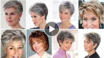 Awesome Short Haircuts & Hair Dye Color Ideas For Women Over 40 2022/Short Hair Hairstyles Images