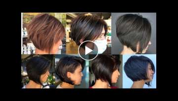 Exemplary Short Stacked Bob Haircut Trends // Hottest Short Bob with Bangs You'll See in 2022