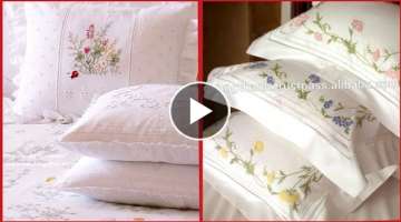 Very Stylish And Fabulous Hand Embroidered Pillow Cover Designs Patterns
