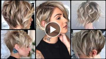 Best Pixie Haircut for Wavy Hair // Layered Pixie Trend 2022-2023