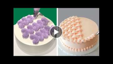 Quick And Simples Cake Decorating Tutorials for New Day | Most Satisfying Chocolate Cake Recipes