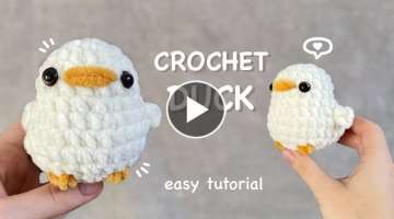 Beginner tutorial: How to Crochet amigurumi DUCK