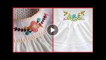 Outstanding Comfortable Embroidered Baby Frocks Designs For Summer 2019