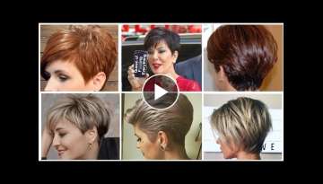 vintage style layered short hair cutting ideas for women