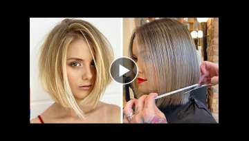 Medium Haircut Transformation | Short Women Hairstyle And Color | Pretty Hair