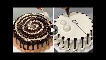 Satisfying Chocolate Cake Decorations Compilation | Amazing Chocolate Cake Decorating Ideas