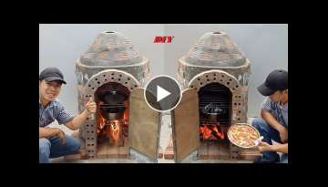 How to build a multi-purpose oven at home, Technical to build a pizza oven at home