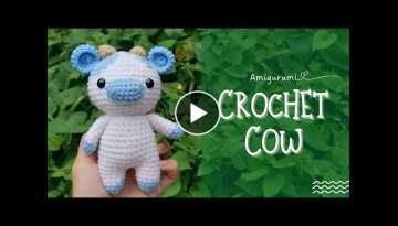 How to Crochet a Cow | Quick Tutorial | Amigurumi