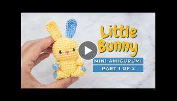 How to crochet a bunny! QUICK Little Easter Bunny amigurumi tutorial pattern PART 1