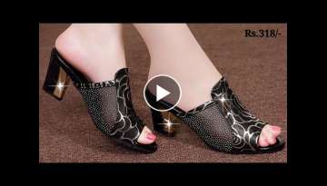 Dashing Look Footwear Collection For Ladies Sandals Shoes Slippers High Heels Block Heels Wedges