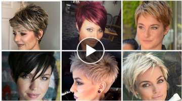 ????hot Trendz hair dye colours// vintage style layered short hair cutting ideas
