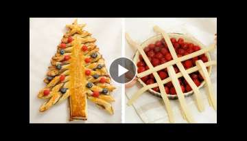 Christmas Cake Decorating ???????? Easy Fruit Pies Recipe For Christmas ???? Yumi Cake #55