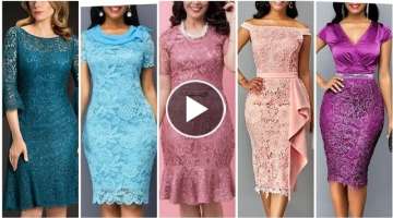 new upcoming fashion and style mother of the bride lace bodycon dresses 2020-2021