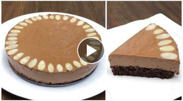 Chocolate Mousse Cake Recipe | Easy Chocolate Mousse Cake | Anisha Recipe