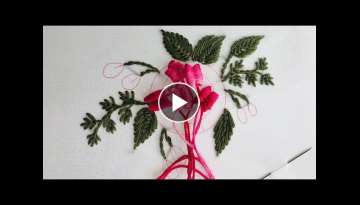 Hand Embroidery: Art With Fork - Bee Hives Stitch - Brazillian Embroidery Stitch - Needle Art