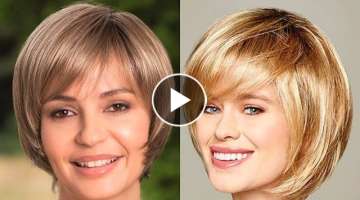 Trendy Short Bob Haircuts With Curtain Bangs For Women 2023 Short Hair Hairstyles Images