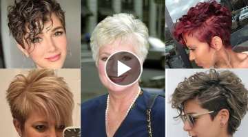 40 New Curly Pixie Haircut's in Summer And Hair Dye color Ideas For Women 2021-2022