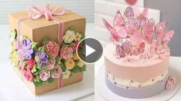 Oddly Satisfying Cakes Decorating Compilation | So Yummy Colorful Cake Tutorials