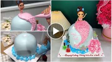 ❤❤️❤️Làm bánh kem NÀNG TIÊN CÁ | make mermaid cake