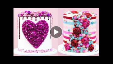 Simple Colorful Cake Decorating Ideas Impress All the Rainbow Cake Lovers | So Tasty Cake