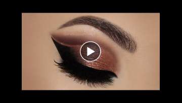 ⭐ Copper Cut Crease Glitter MakeUp Tutorial | Melissa Samways ⭐