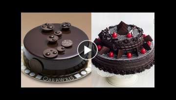 Easy Chocolate Cake Tutorials Like A Pro | So Yummy Cake | Fancy Chocolate Cake Hacks