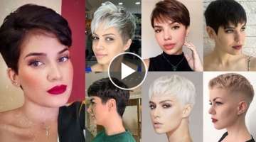 Women Short PIXIE HairCuts Ideas 2022// Best Trending Fine PIXIE Looks
