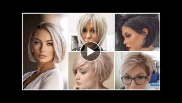 latest #short Bob pixie Haircut // Gorgeous hair Styling // ????#hottestrendingvideoe