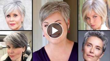 45 Trendy 2022 Short Haircuts & Hairstyles for Women over 50 to 60 Age || Pixie Cut Hairstyles