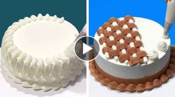 Top 10 Beautiful Cake Decorating Tutorials | Most Satisfying Chocolate Cake Decorating Ideas